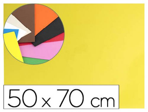 Goma eva liderpapel 50x70 cm 60gr 1,5 mm espessura amarelo , Liderpapel , 43357 , 8423473833715